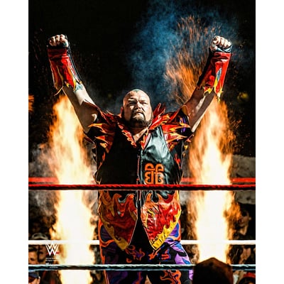 Bam Bam Bigelow WWE Unsigned Fanatics Authentic In-Ring Entrance Photograph