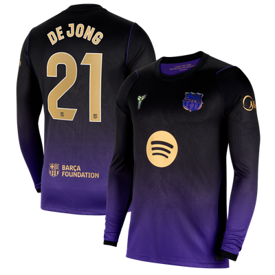 Frenkie de Jong Barcelona Nike 2026/27 Away Stadium Replica Jersey - Purple