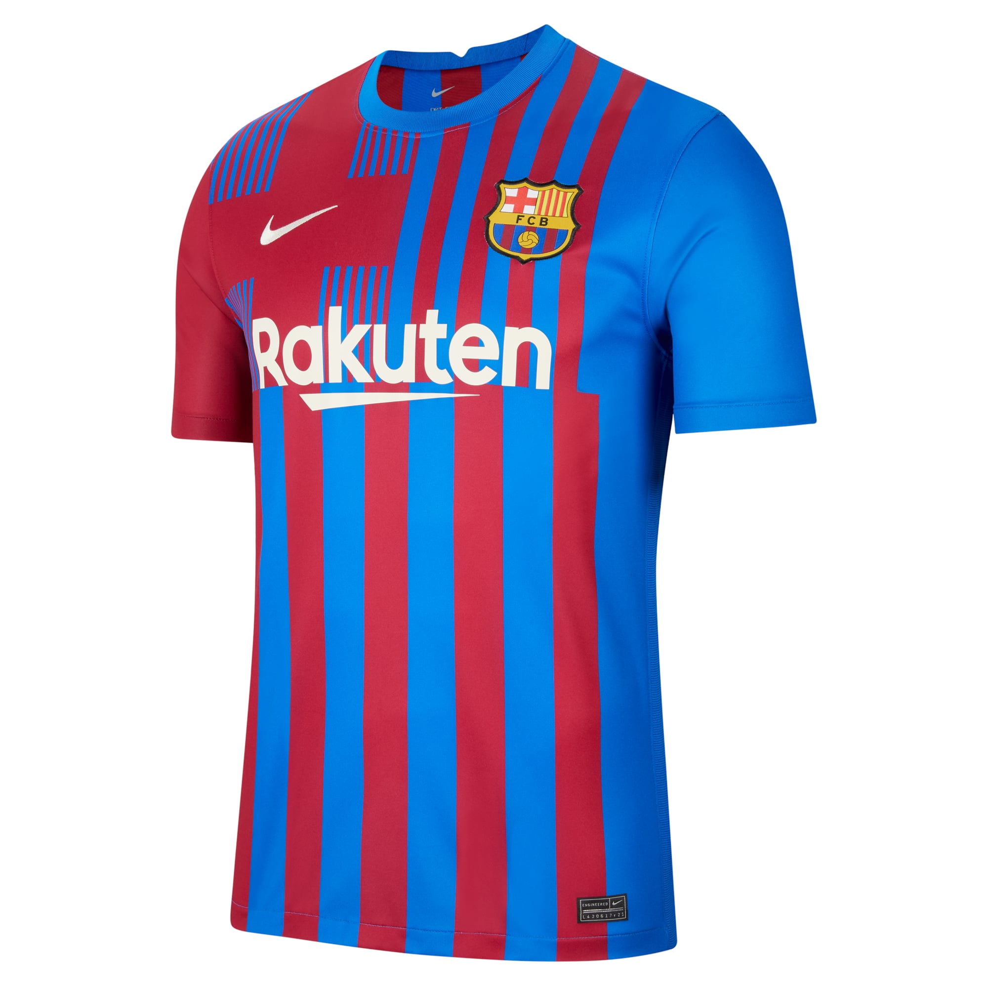 Lionel Messi Barcelona Nike 2021/22 Home Replica Player Jersey - Blue