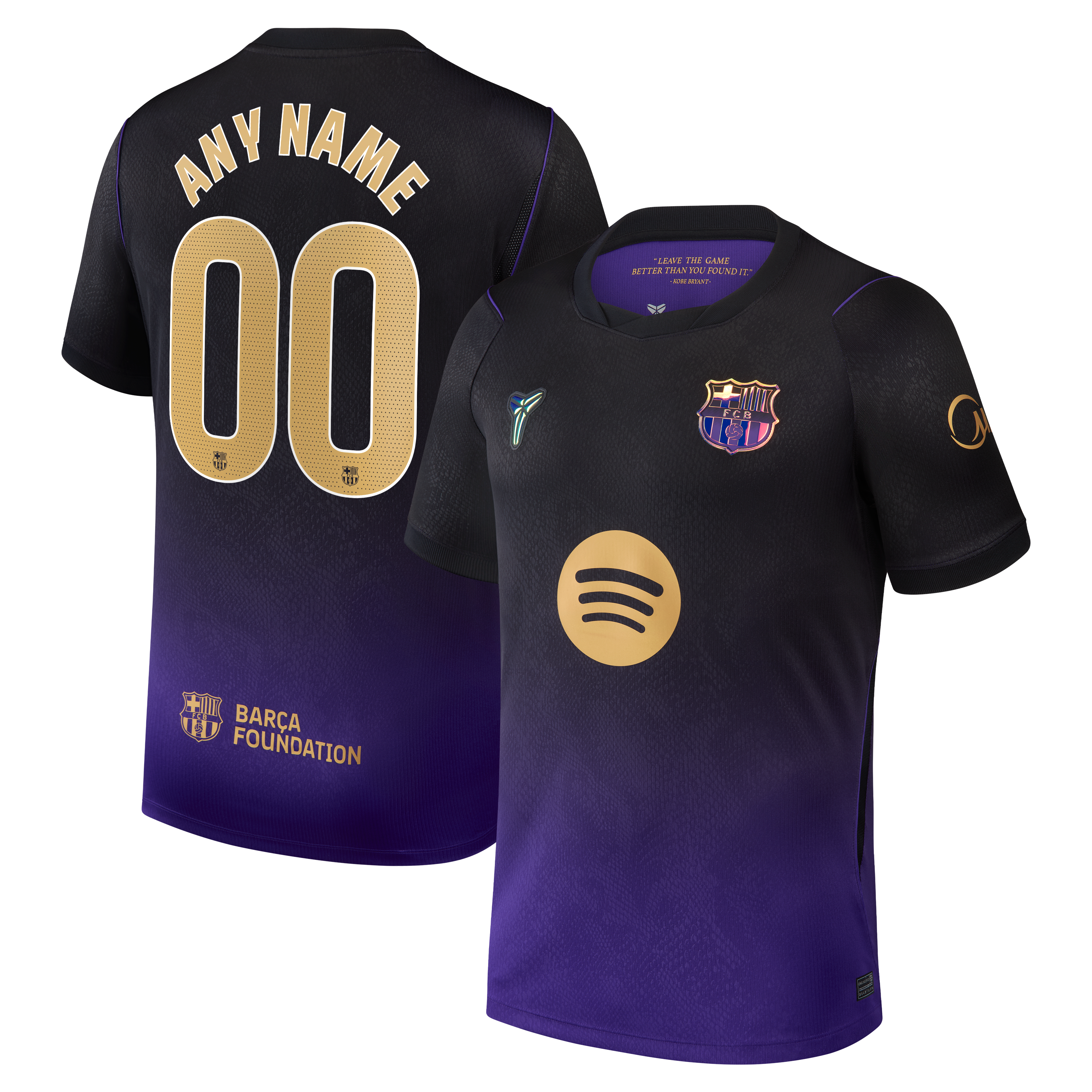 Barcelona 2026/27 Away Stadium Replica Custom Jersey Purple