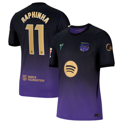 Raphinha Barcelona Nike 2026/27 Away Match Authentic Jersey - Purple