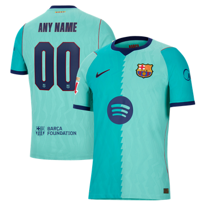  Barcelona Nike 2026/27 Third Match Authentic Custom Jersey - Turquoise