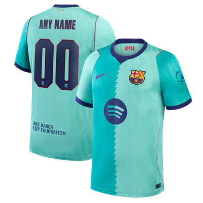  Barcelona Nike 2026/27 Third Stadium Replica Custom Jersey - Turquoise