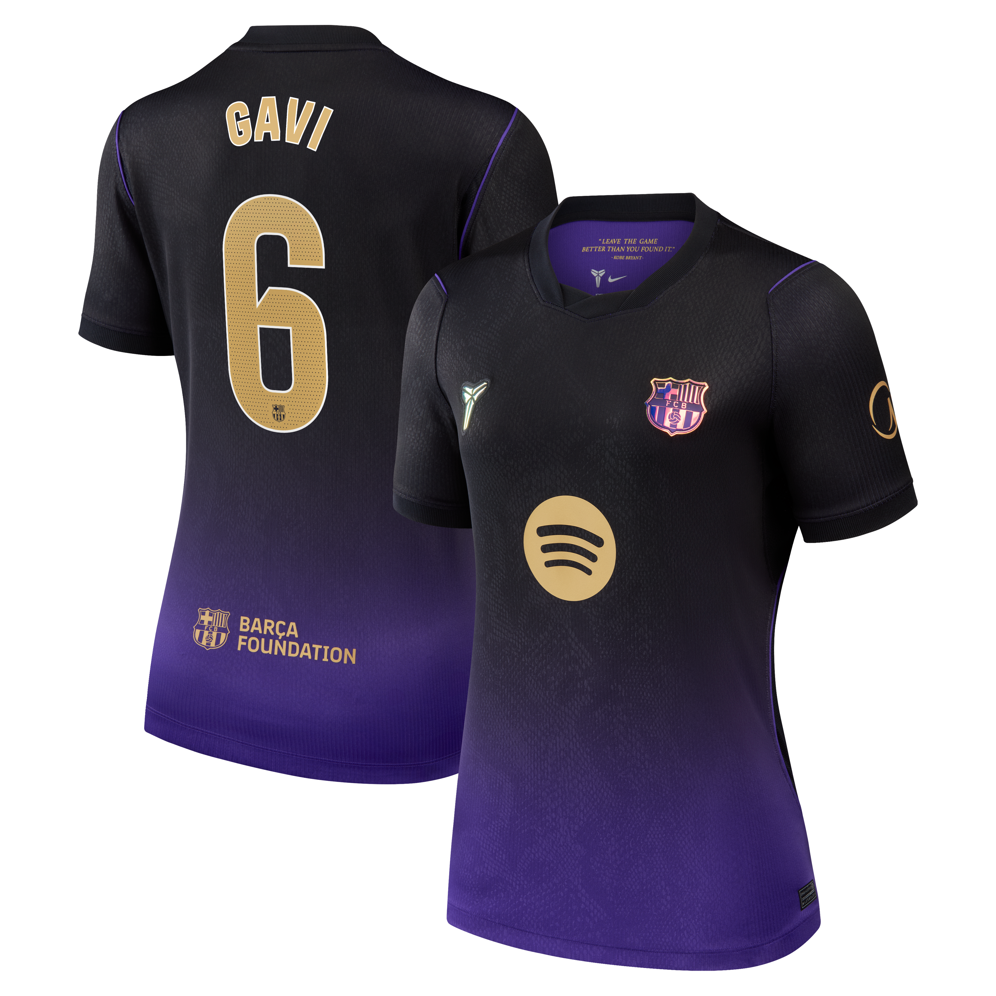 Gavi Barcelona Women's 2026/27 Away Stadium Replica Jersey Purple