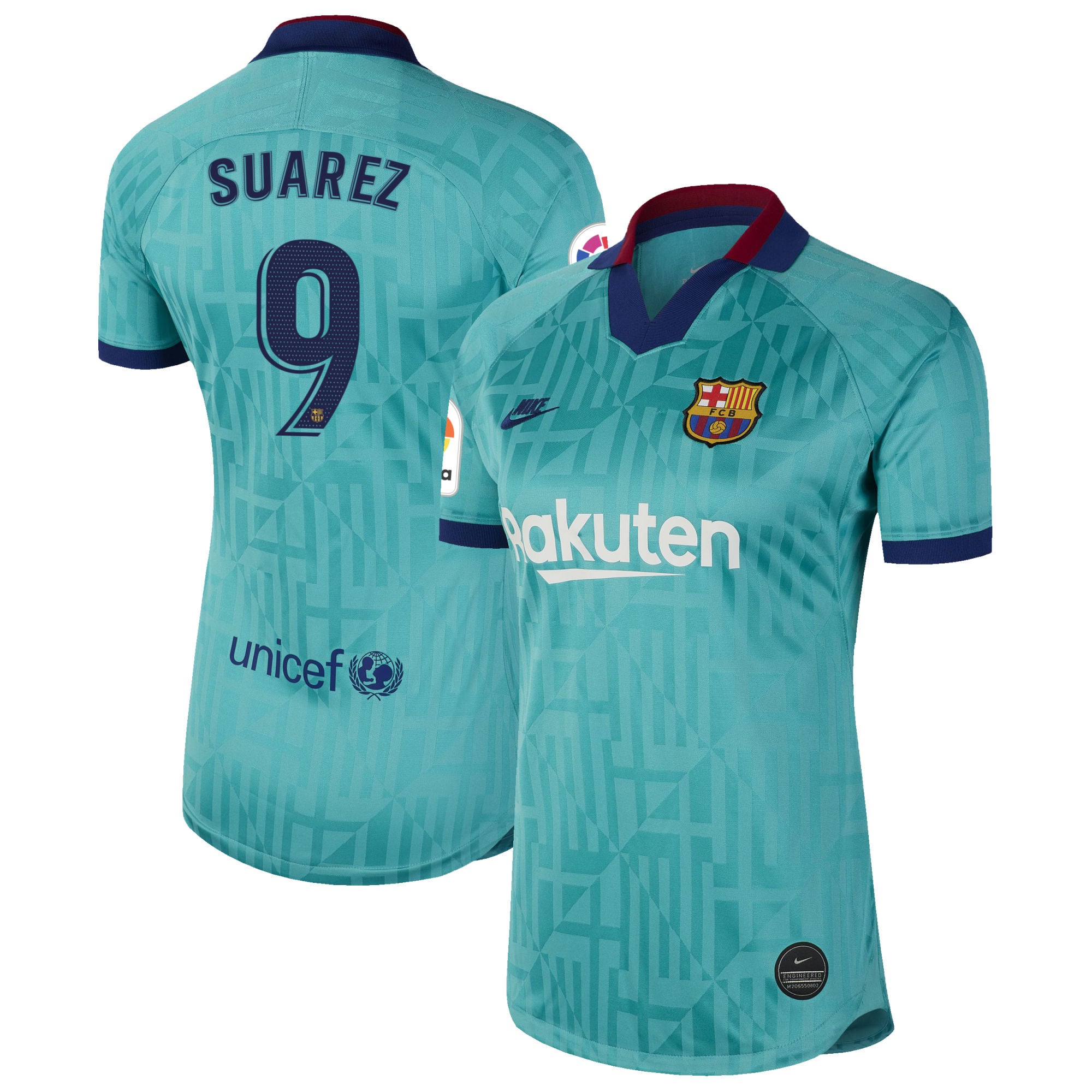 Luis Suárez Barcelona Nike Women's 2019/20 Third Replica Stadium