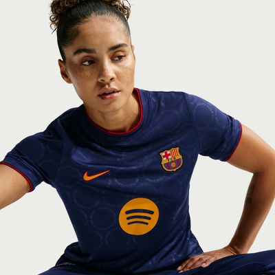 Barcelona Nike Women's 2026/27 Third Dri-FIT Pre-Match Top - Royal