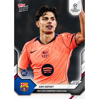 Xavi Espart - 2026-27 UCL Topps NOW® - Card 33