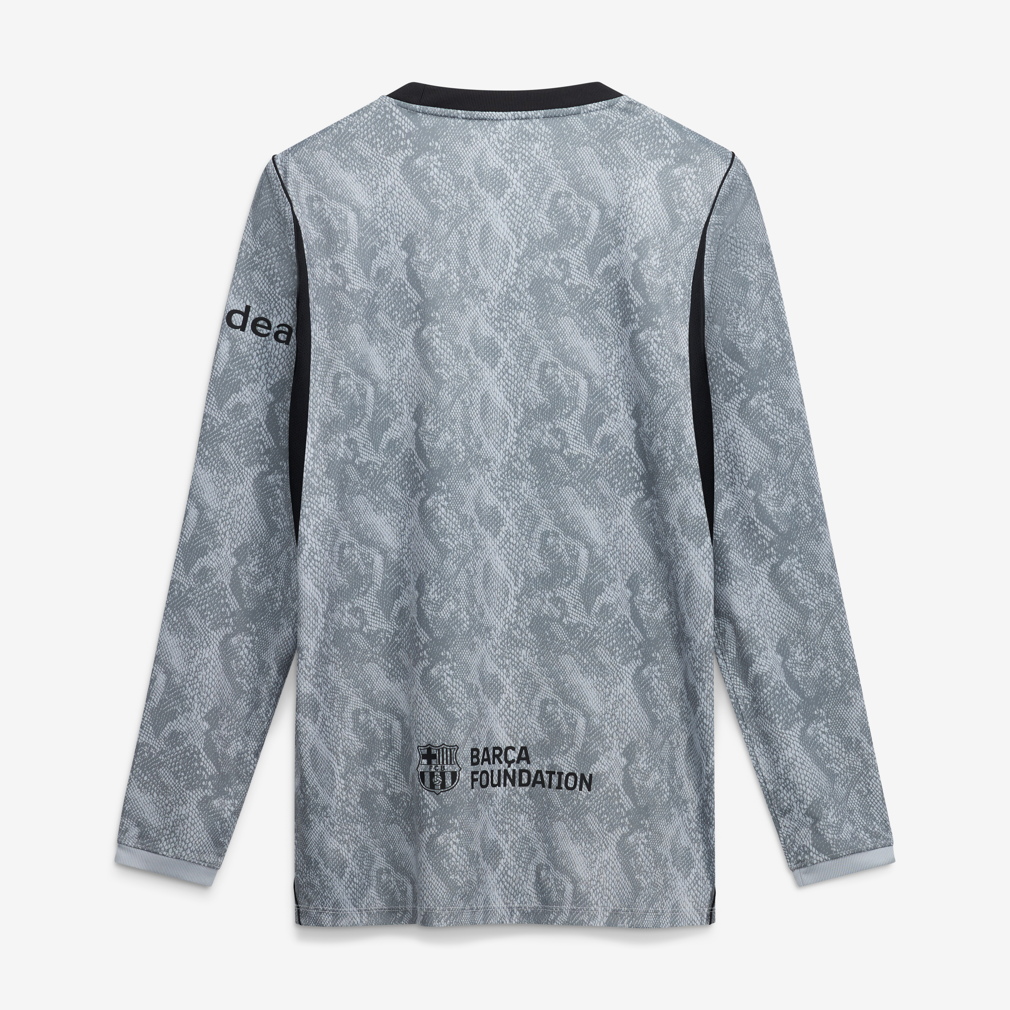Barcelona Youth 2026/27 Away Stadium Replica Long Sleeve Goalkeeper Jersey Gray