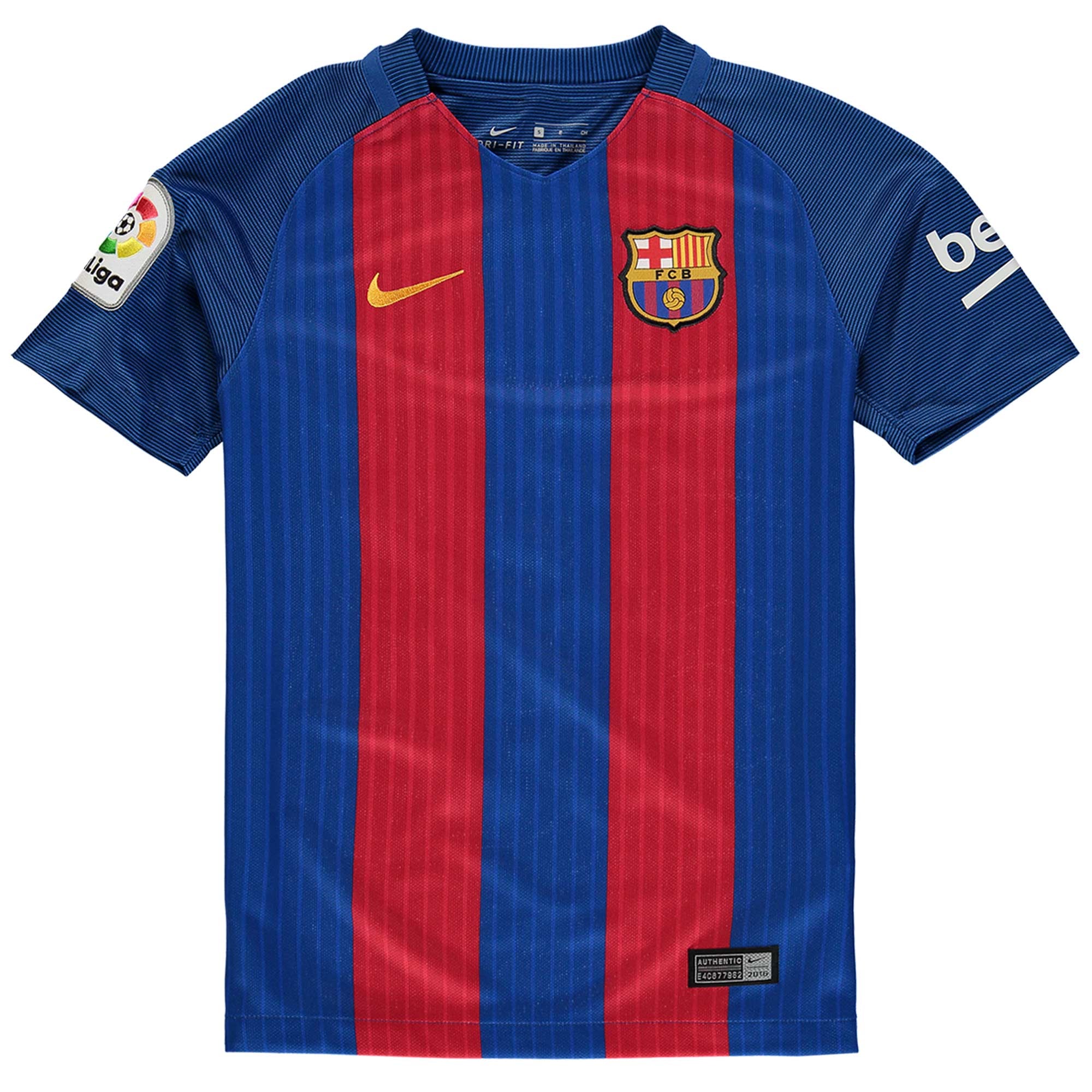 Luis Suarez Barcelona Nike Youth 2016/17 Home Jersey - Blue/Red