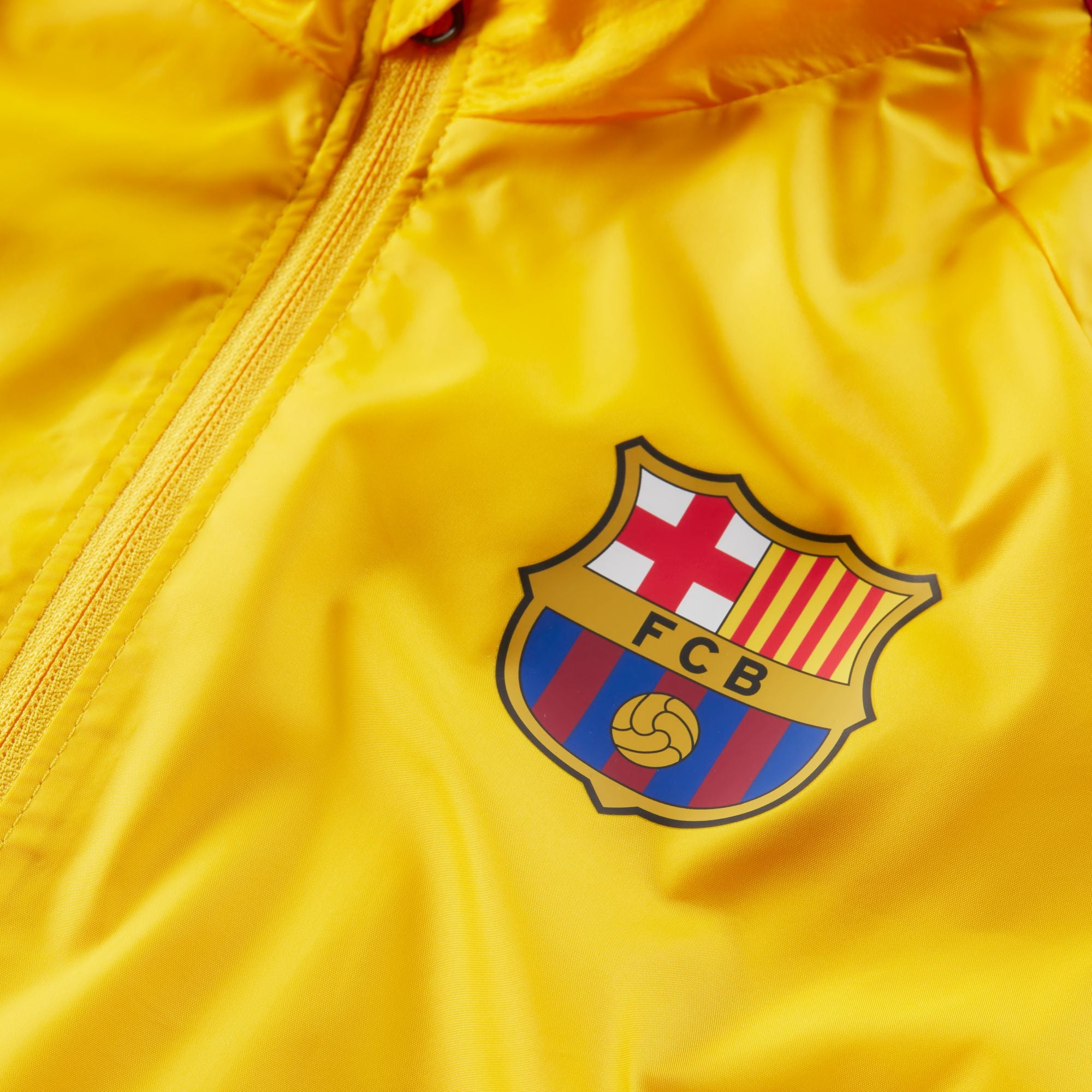 Nike Barcelona Youth Yellow Academy AWF Raglan Full-Zip Jacket