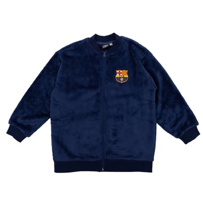  Barcelona Sport Design Sweden Youth Teddy Full-Zip Jacket - Navy