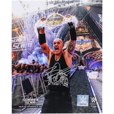 Baron Corbin WWE Autographed Fanatics Authentic 8" x 10" SummerSlam 2026 Raising Title Photograph 