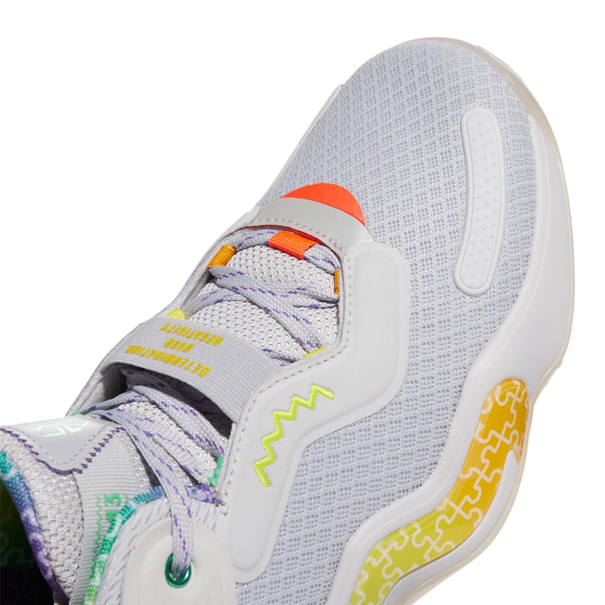 Men's Donovan Mitchell adidas Gray D.O.N. Issue #3 Shoe