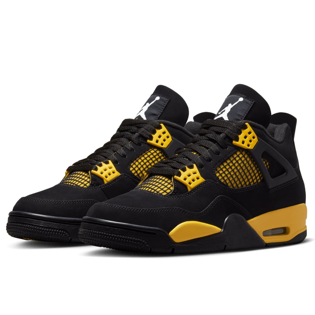 Jordan AJ 4 Retro Black Men\'s Basketball Shoes Jordan 4 Retro GS  main image 4