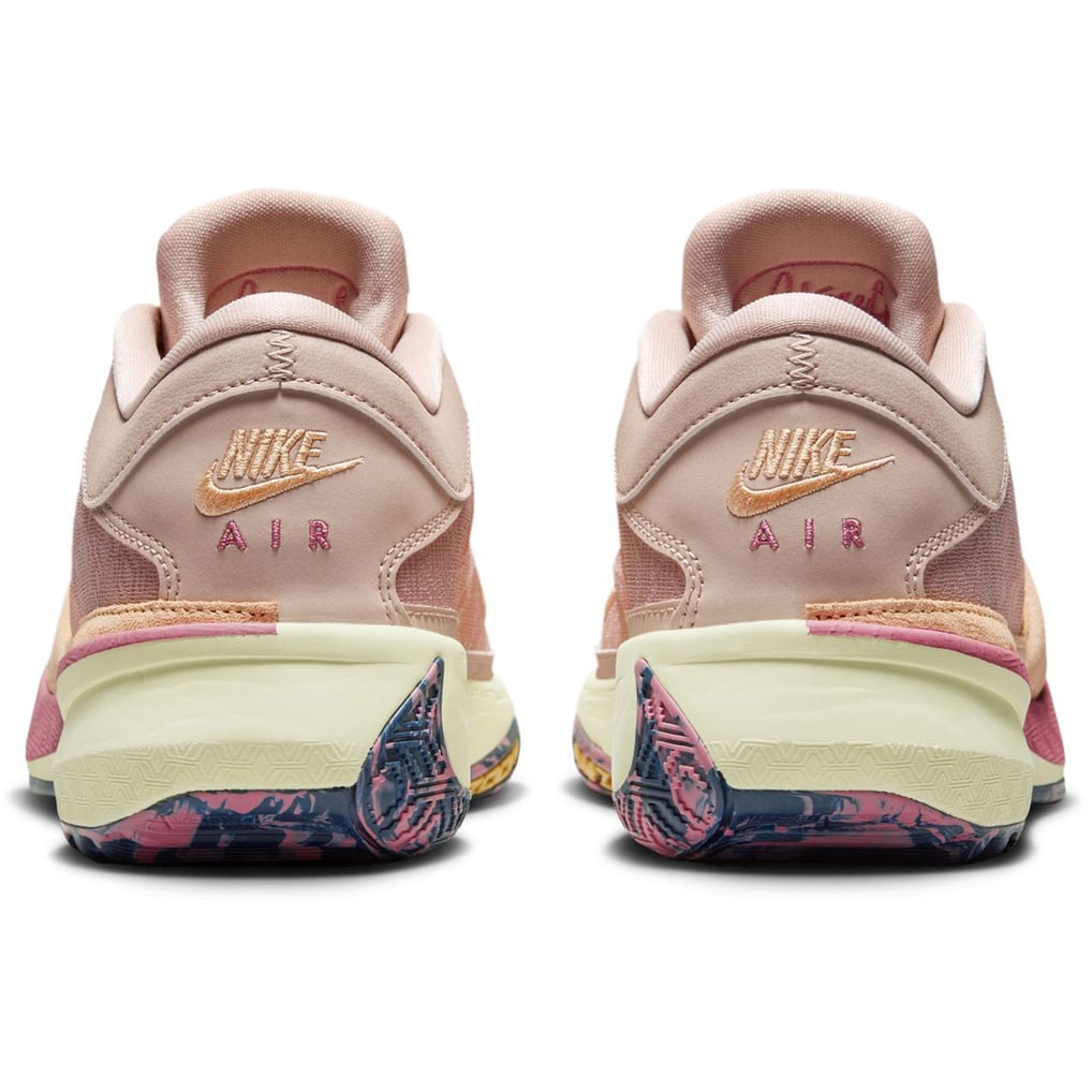 Nike Mens Athletic Shoes Beige and Pink Low-Top Sneakers Nike Air Force 1 Low Particle Beige Hyper Pink IB1161-200 main image 4