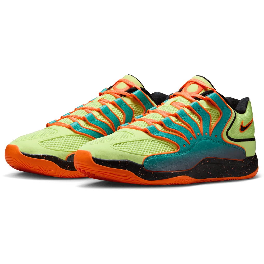 Nike KD18 Mens Basketball Shoes Green Orange Size 13 Performance Men main image 4