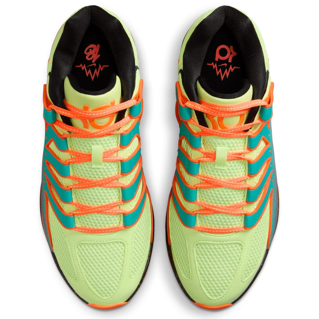Nike KD18 Mens Basketball Shoes Green Orange Size 13 Performance Men main image 3