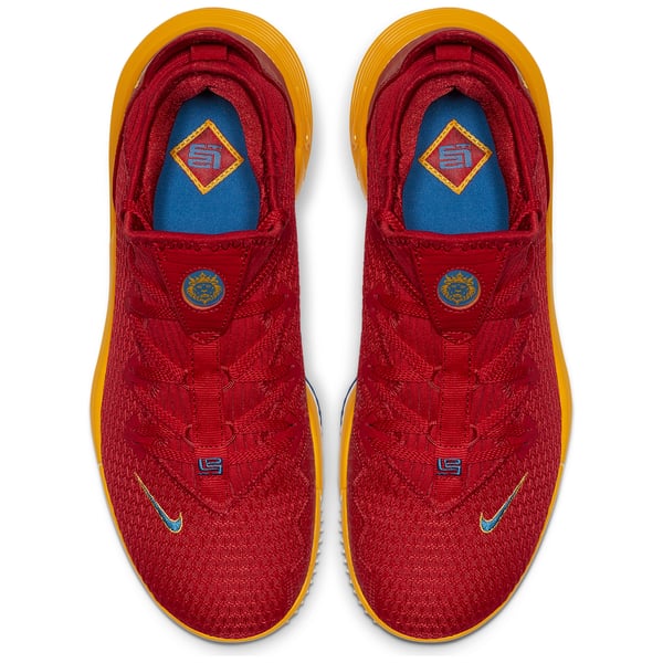 NIKE LEBRON XVI 2018 Red Low Top Sneakers Nike LeBron 16 XVI Low Superbron Red Royal Blue CK2168-600  main image 3