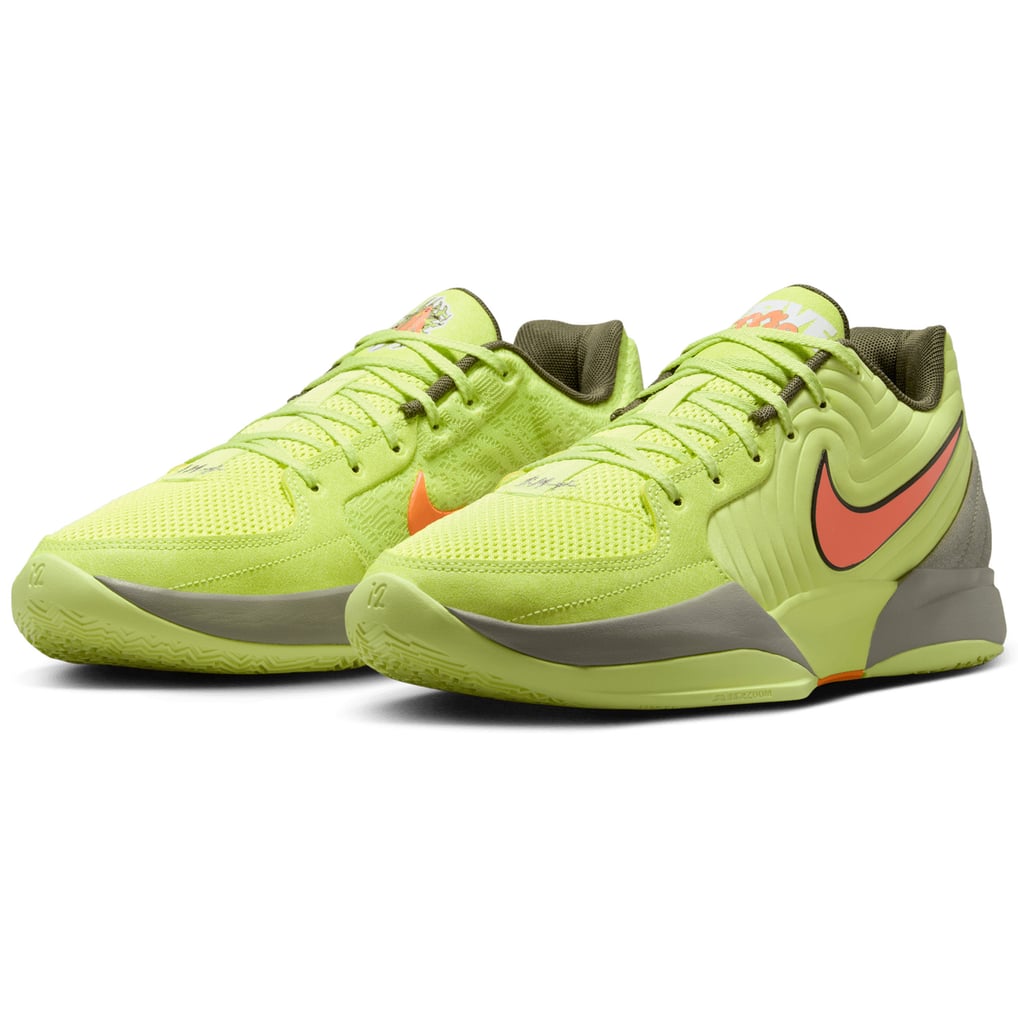Nike Men\'s Neon Green Low-Top Basketball Shoes Nike Men main image 3
