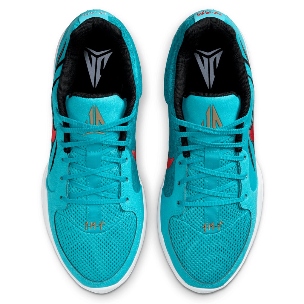 Men's Nike Teal/Red Ja 2 Scratch Basketball Shoes