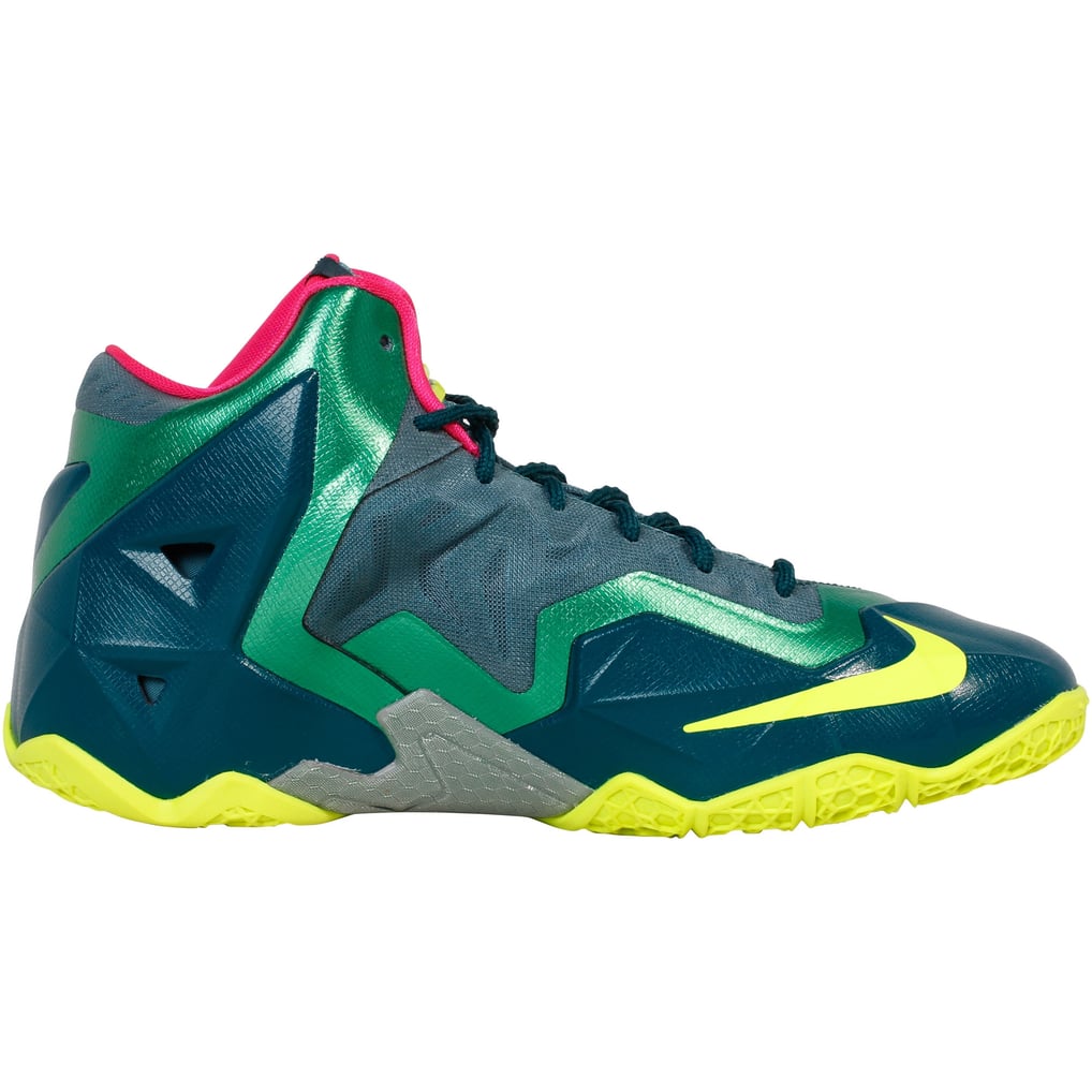 Nike LeBron XI Youth Basketball Shoe - Dark Sea/Volt/Gamma  display picture 2