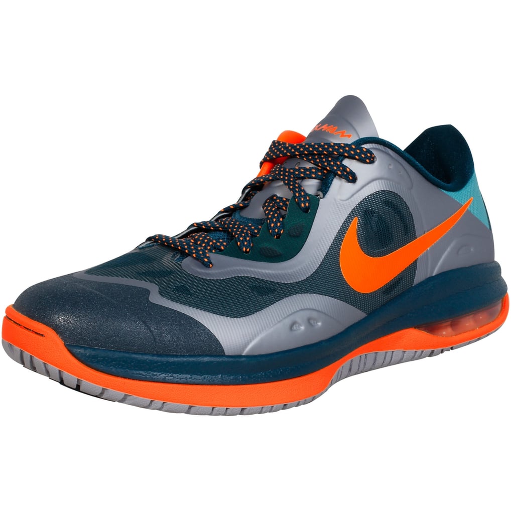 Nike MAX H.A.M. Low Basketball Shoes - Gray/Turquoise display picture 3
