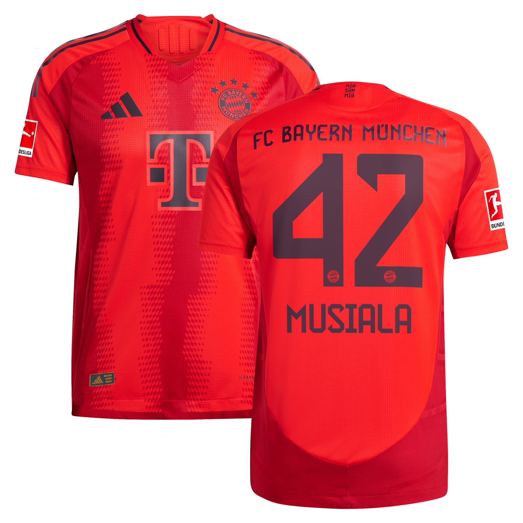 Jamal Musiala Bayern Munich adidas 2024/25 Home Authentic Player