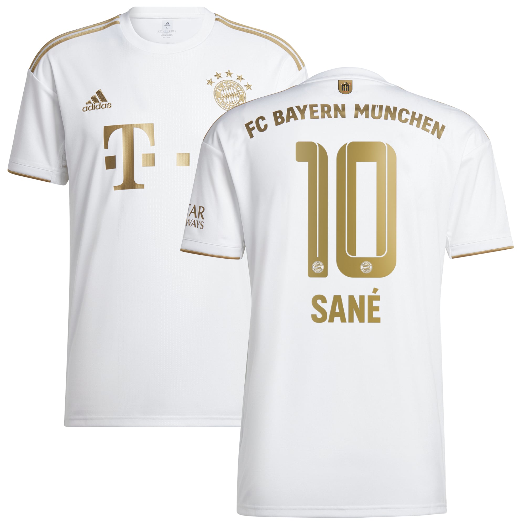 Leroy Sané Bayern Munich adidas 2022/23 Away Replica Player Jersey