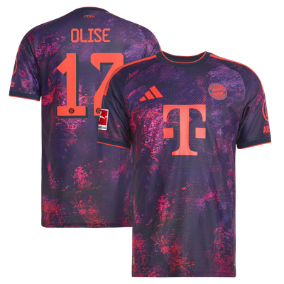 Michael Olise Bayern Munich adidas 2026/27 Third On-Field Authentic Jersey - Purple