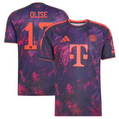 Michael Olise Bayern Munich adidas 2026/27 Third Replica Jersey - Purple