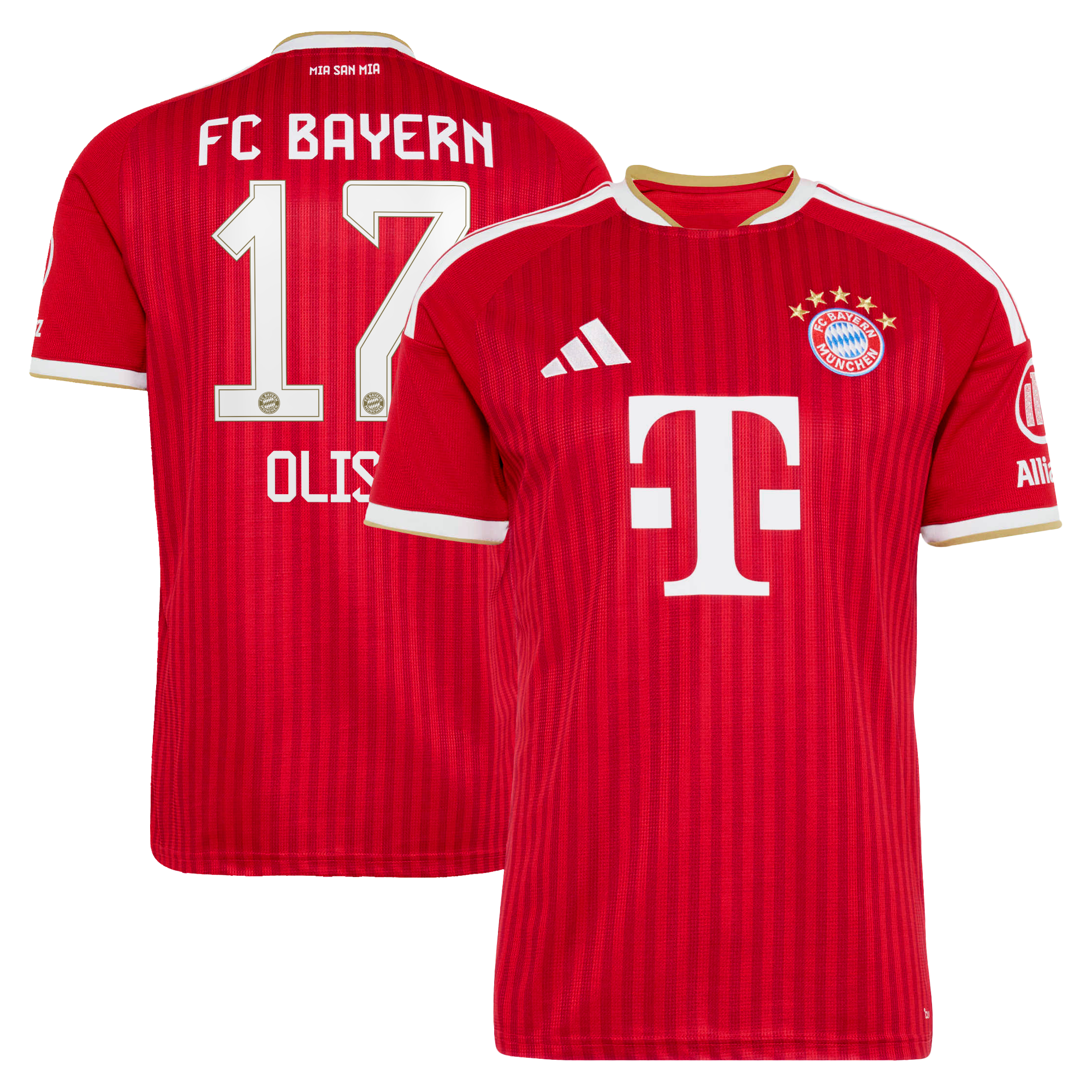 Michael Olise Bayern Munich adidas 2026/27 Home Replica Jersey - Red