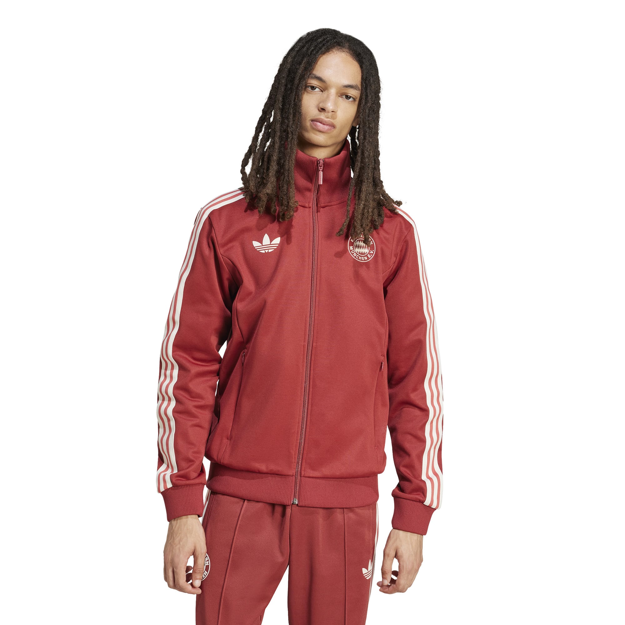 Bayern Munich adidas Originals adicolor Full-Zip Track Jacket - Red