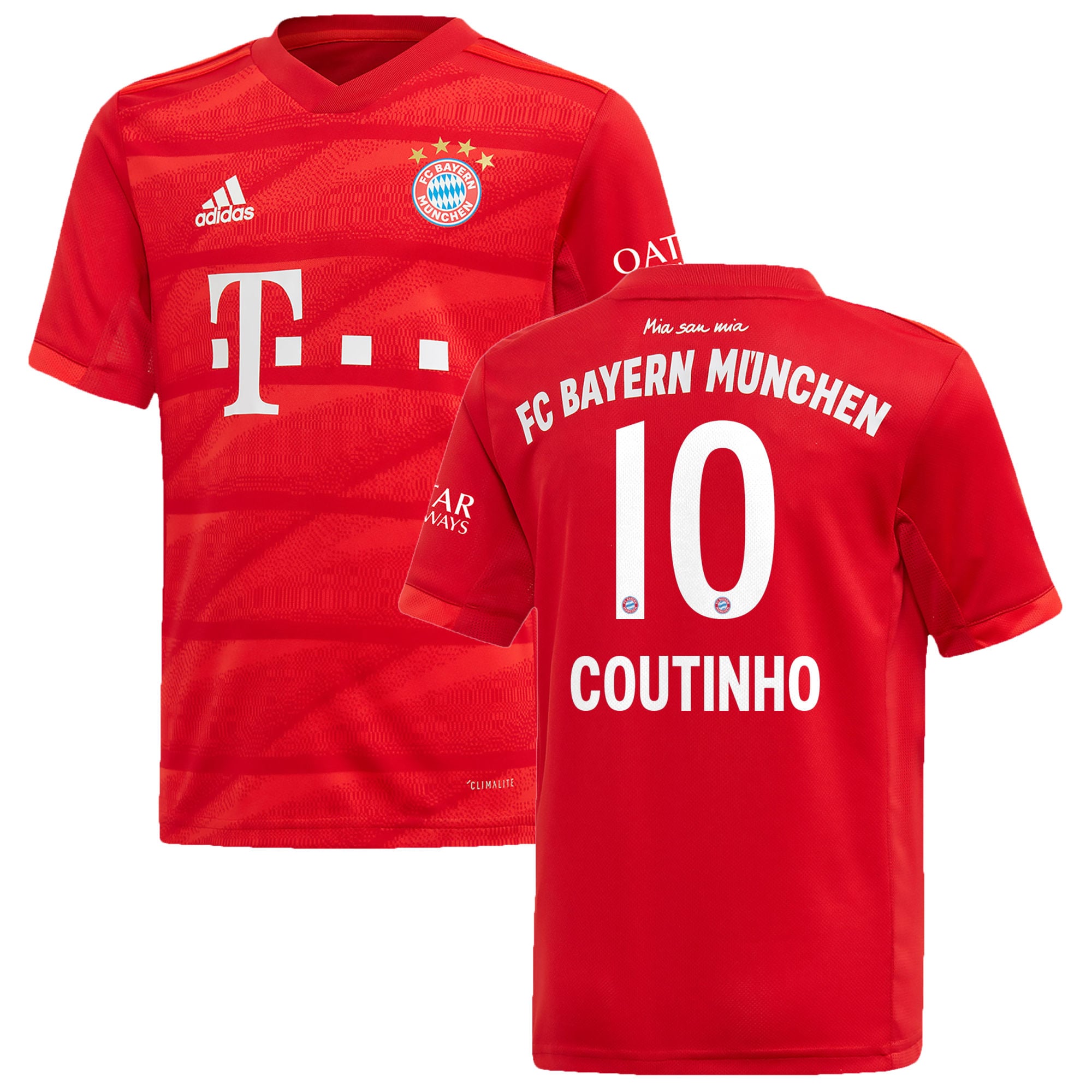 Philippe Coutinho Bayern Munich adidas 2019/20 Home Replica Player