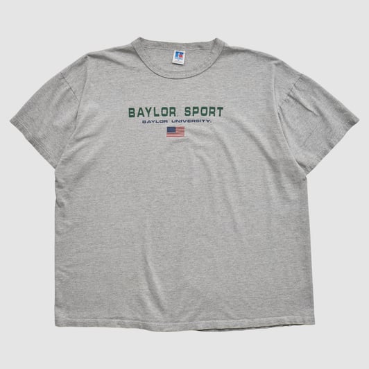 Baylor Bears Russell 90s T-shirt - Heather Gray - XL by Fanatics Real Vintage