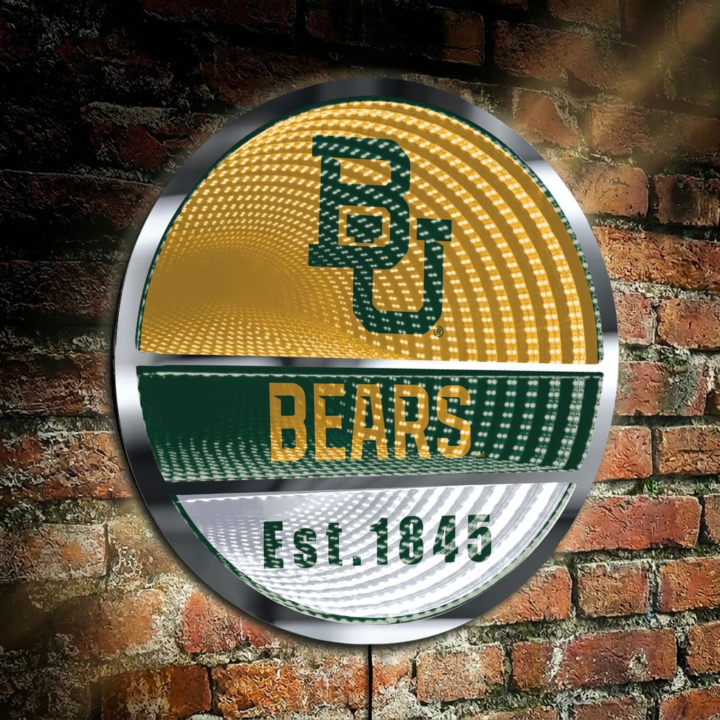 Baylor Bears Three-Cell Circular Infinity Light