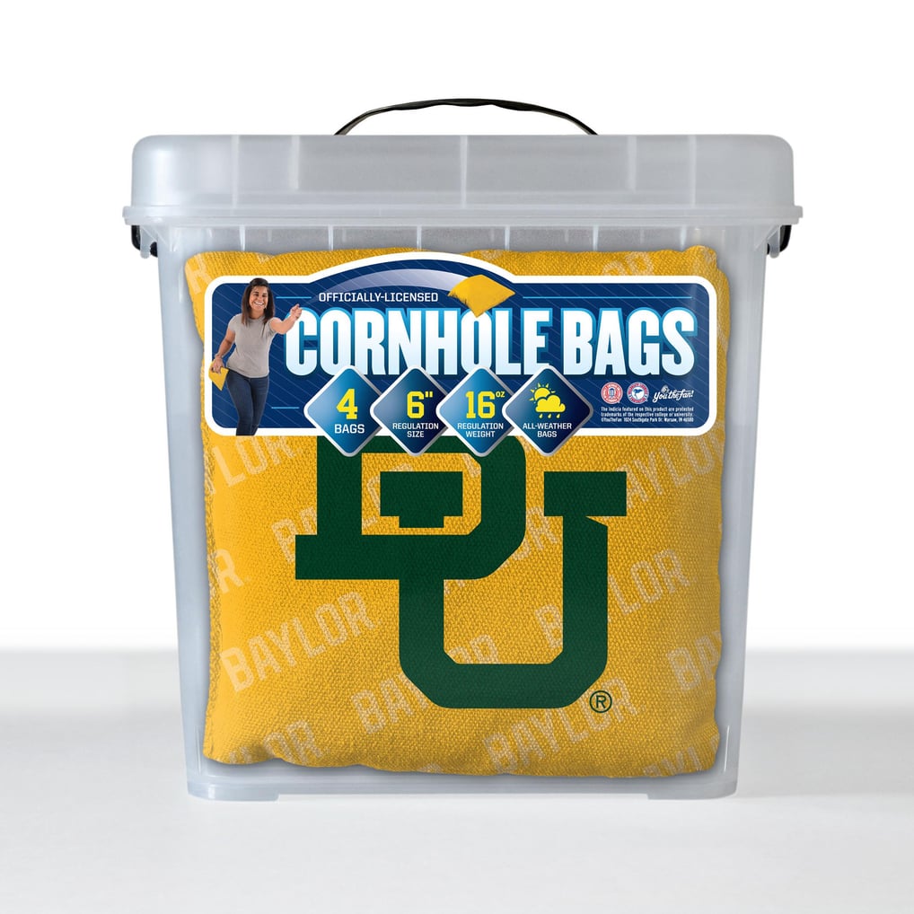 Baylor Bears Fanpoint Four-Piece Cornhole Bag Set