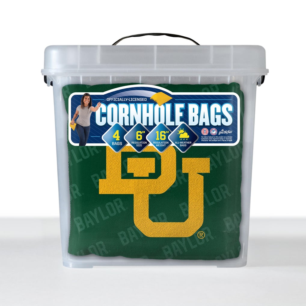 Baylor Bears Fanpoint Four-Piece Cornhole Bag Set