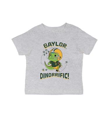 Baylor Bears Vive La Fete Infant Dinorrific T-Shirt - Gray