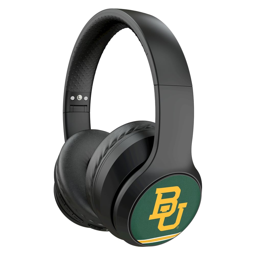 Baylor Bears Keyscaper Stripe Wireless Bluetooth Headphones With Case