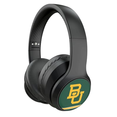Baylor Bears Keyscaper Stripe Wireless Bluetooth Headphones With Case