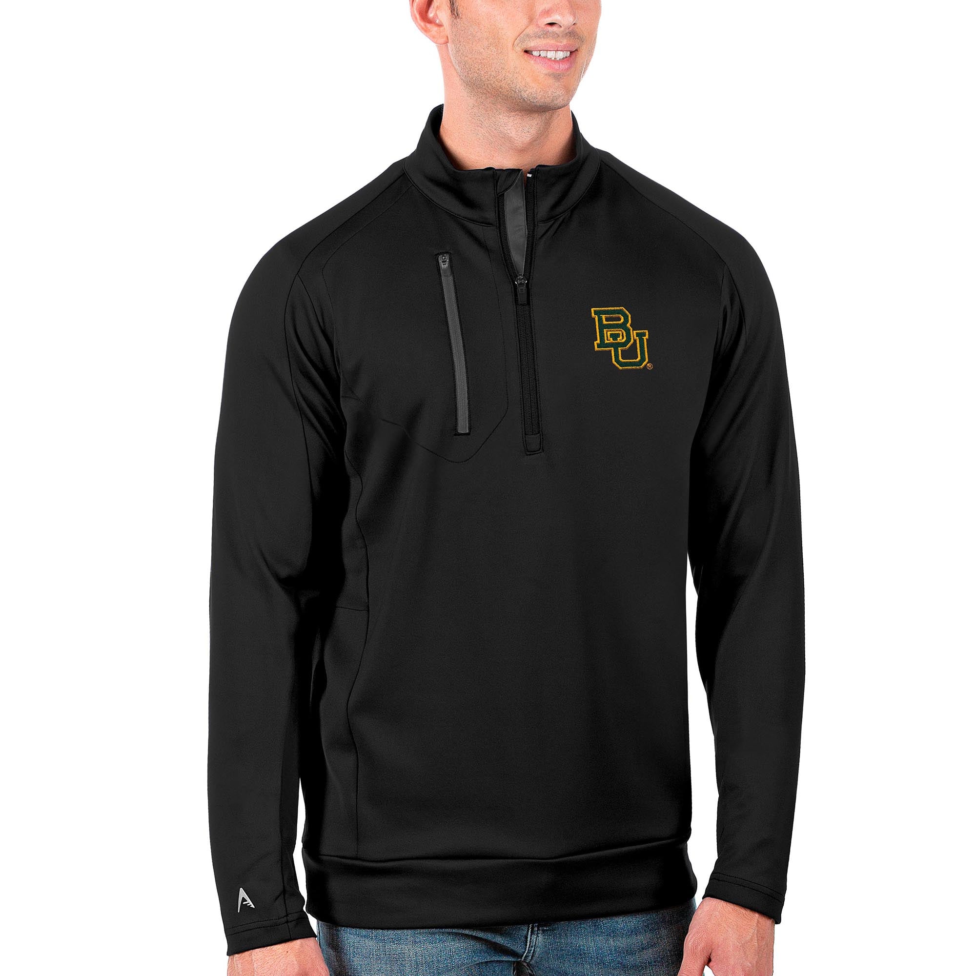 Baylor Bears Antigua Big & Tall Generation Quarter-Zip Pullover Jacket ...