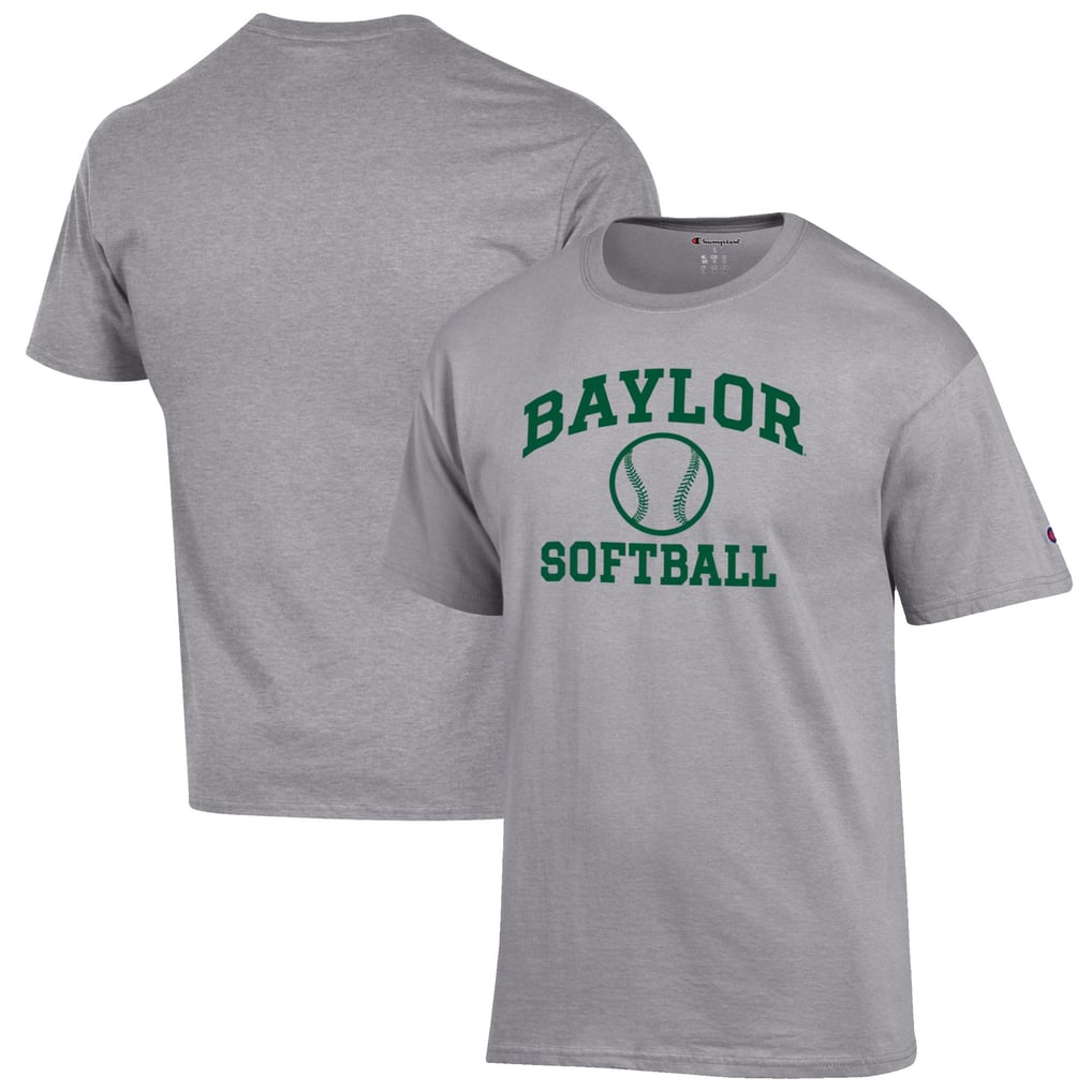 Baylor Bears Champion Softball Icon T-Shirt - Gray