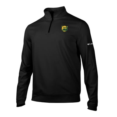  Baylor Bears Columbia Grainline Quarter-Zip Pullover - Black