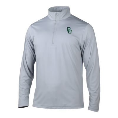  Baylor Bears Columbia Fairway Break Quarter-Zip Pullover - Gray