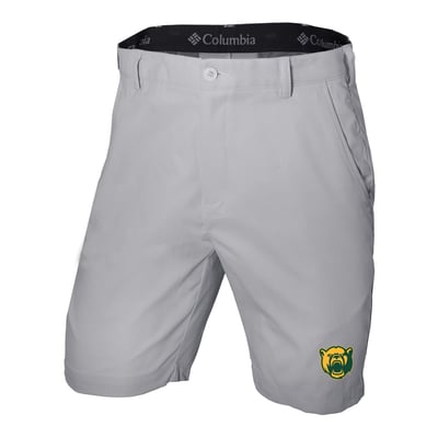 Baylor Bears Columbia Omni-Wick Lie Angle Shorts - Gray