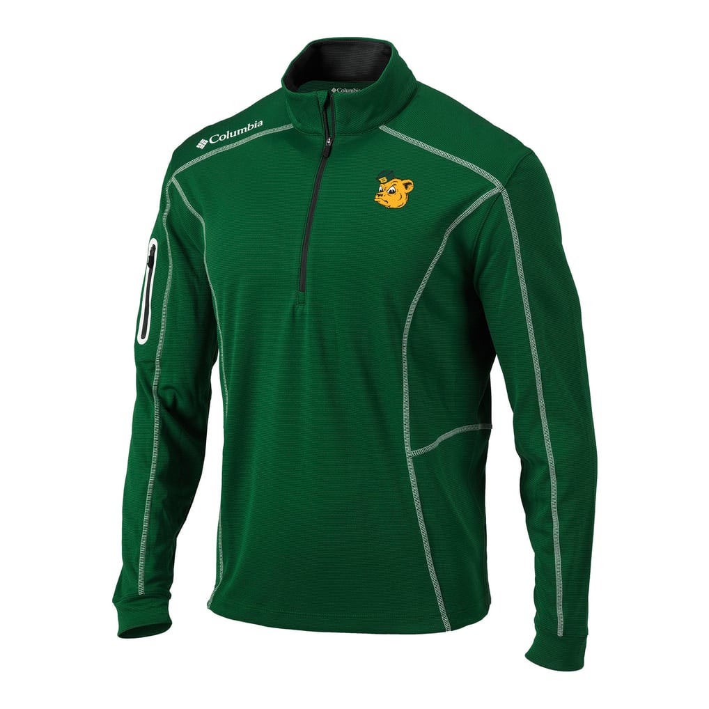 Baylor Bears Columbia Vault Omni-Wick Shotgun Quarter-Zip Pullover - Green