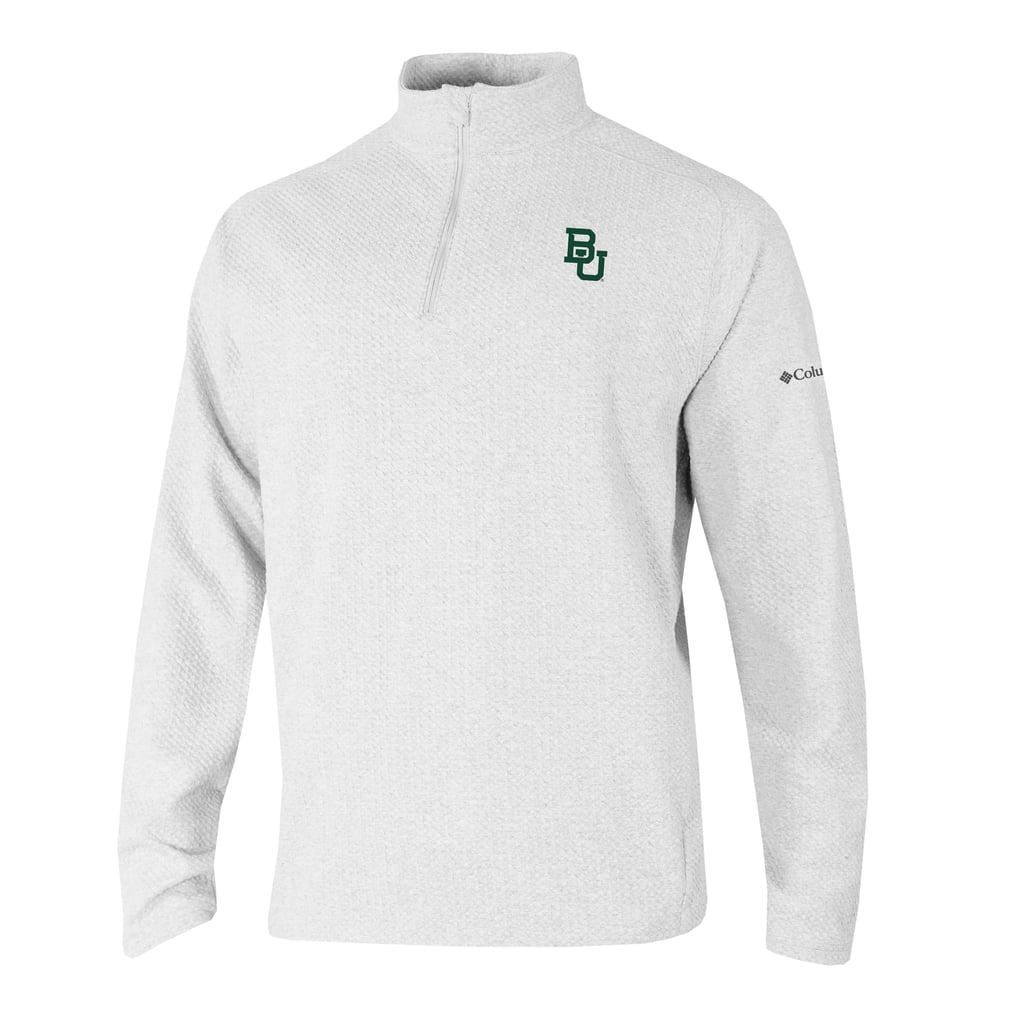  Baylor Bears Columbia Swingcraft Quarter-Zip Pullover - White