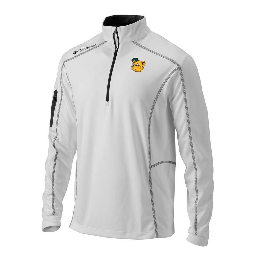 Baylor Bears Columbia Vault Omni-Wick Shotgun Quarter-Zip Pullover - White