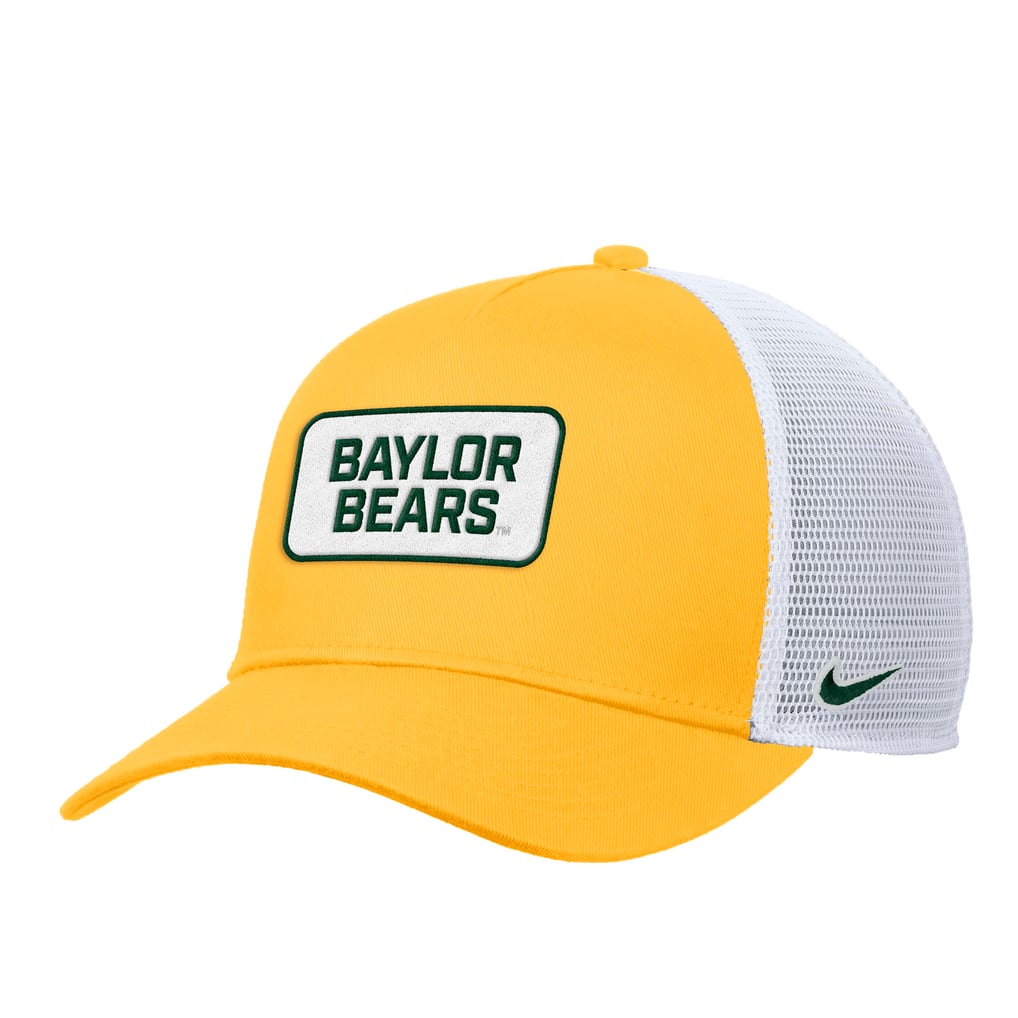 Baylor Bears Nike 2025 On-Field Rise Trucker Performance Adjustable Hat - Gold