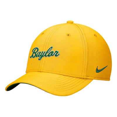 Baylor Bears Nike Primetime SwooshFlex Dri-FIT Hat - Gold